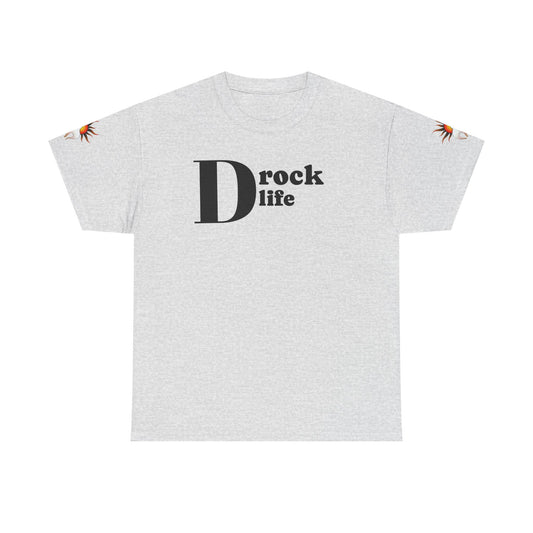 Drock Life Unisex Heavy Cotton Tee - Casual Graphic T-Shirt for Everyday Style