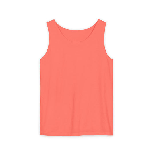 Unisex Garment-Dyed Tank Top - 'DROCK SUPPORT' - Casual Comfort for Every Occasion