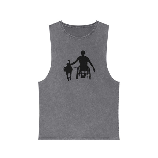 Empowerment Stonewash Tank Top for Active Living