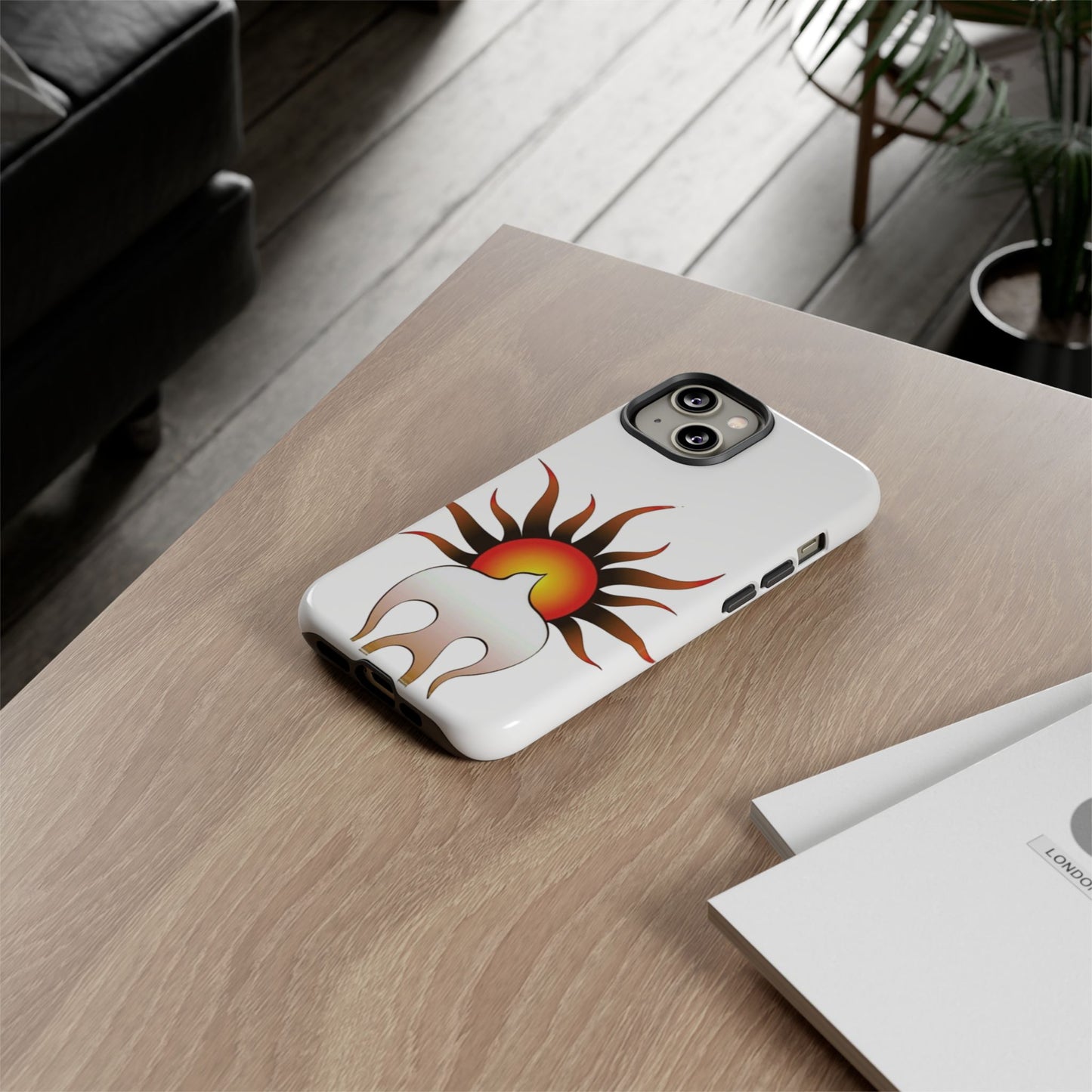 Sunburst Tough Phone Case – Stylish Protection for Outdoor Enthusiasts