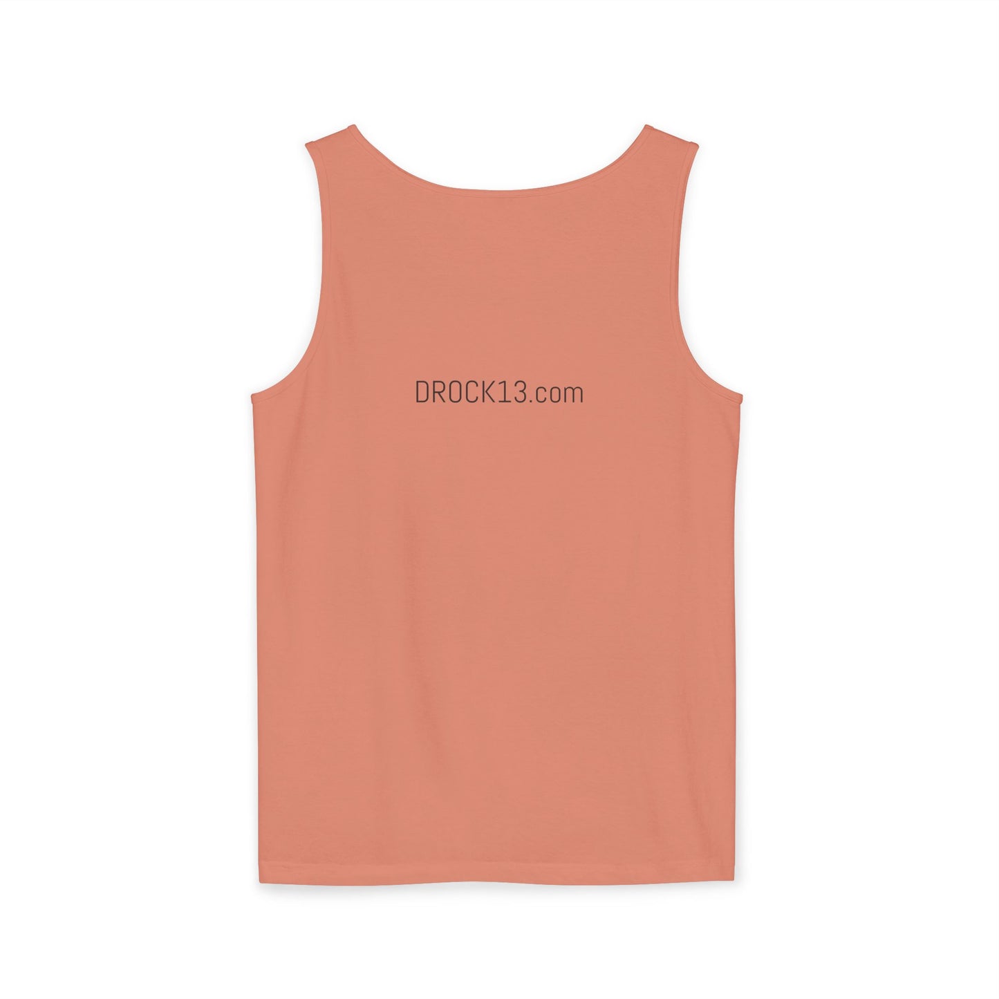 Unisex Garment-Dyed Tank Top - 'DROCK SUPPORT' - Casual Comfort for Every Occasion