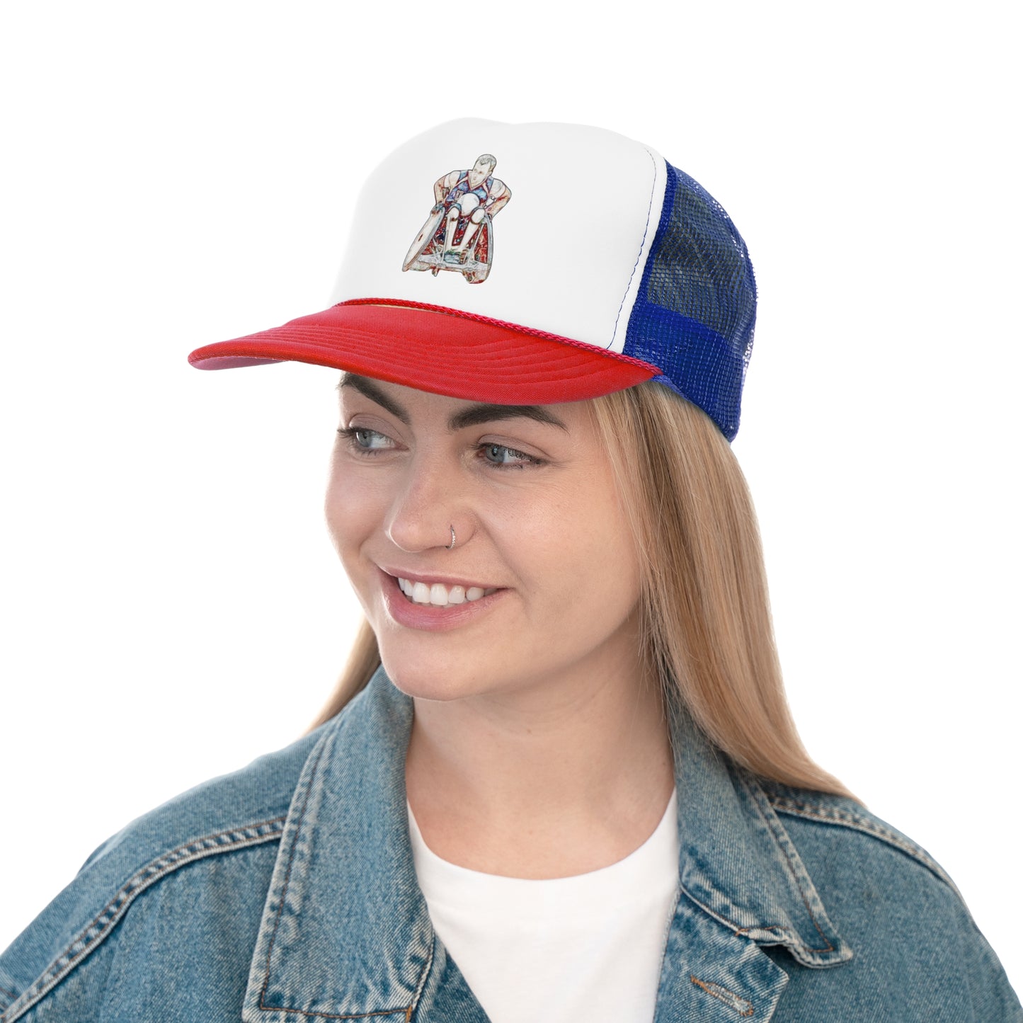 Inspiring Trucker Cap - Hand in Hand Design for Support & Empowerment