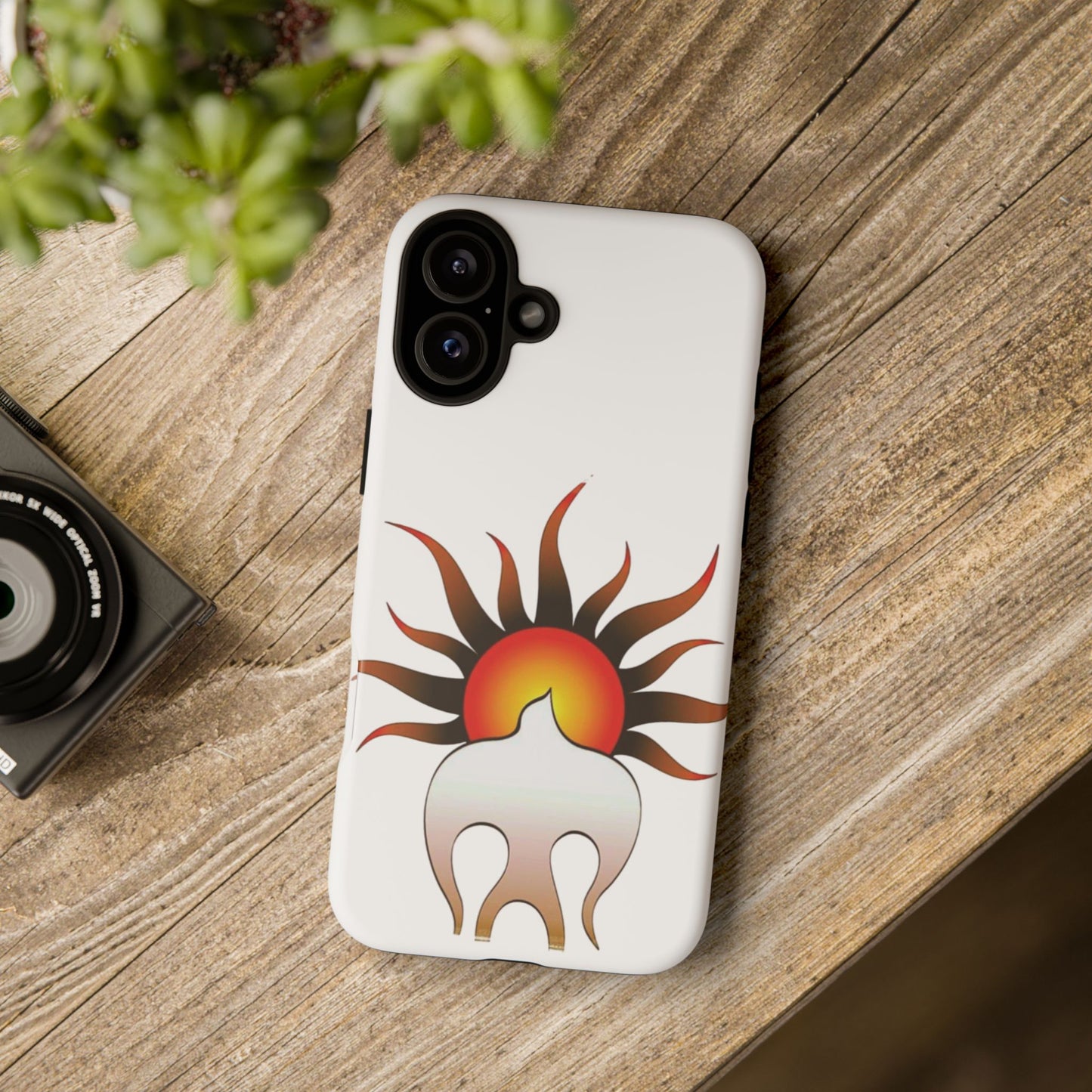 Sunburst Tough Phone Case – Stylish Protection for Outdoor Enthusiasts