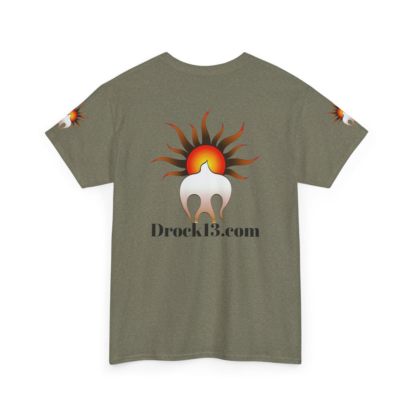 Drock Life Unisex Heavy Cotton Tee - Casual Graphic T-Shirt for Everyday Style