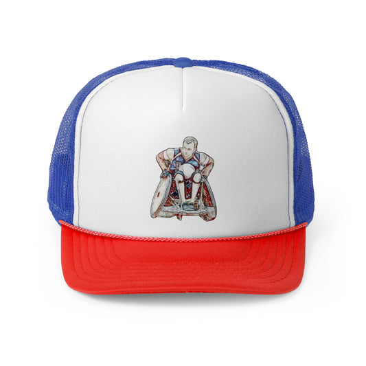 Inspiring Trucker Cap - Hand in Hand Design for Support & Empowerment