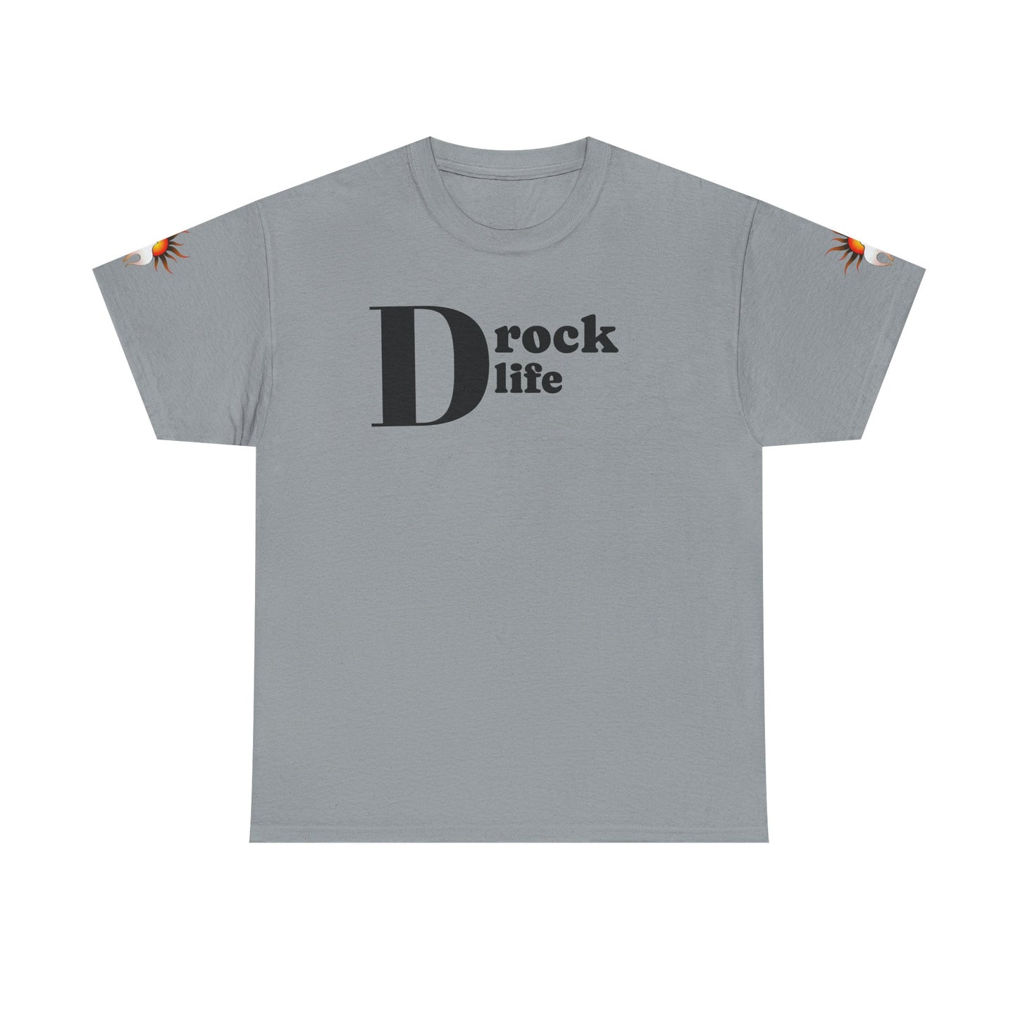 Drock Life Unisex Heavy Cotton Tee - Casual Graphic T-Shirt for Everyday Style