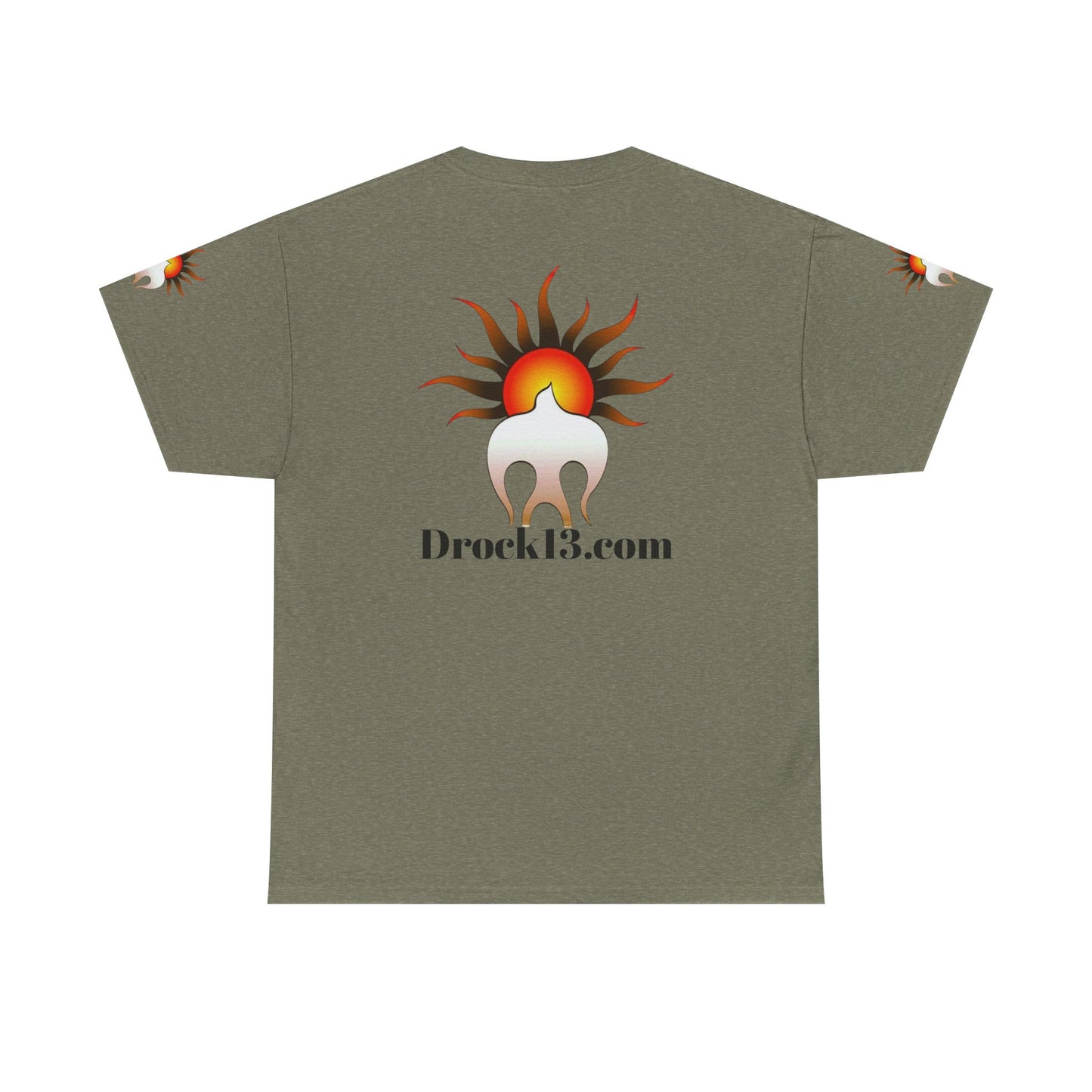 Drock Life Unisex Heavy Cotton Tee - Casual Graphic T-Shirt for Everyday Style
