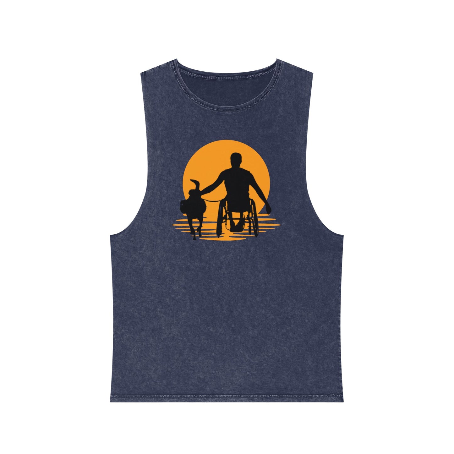 Embracing Friendship Tank Top - Unisex Stonewash Style