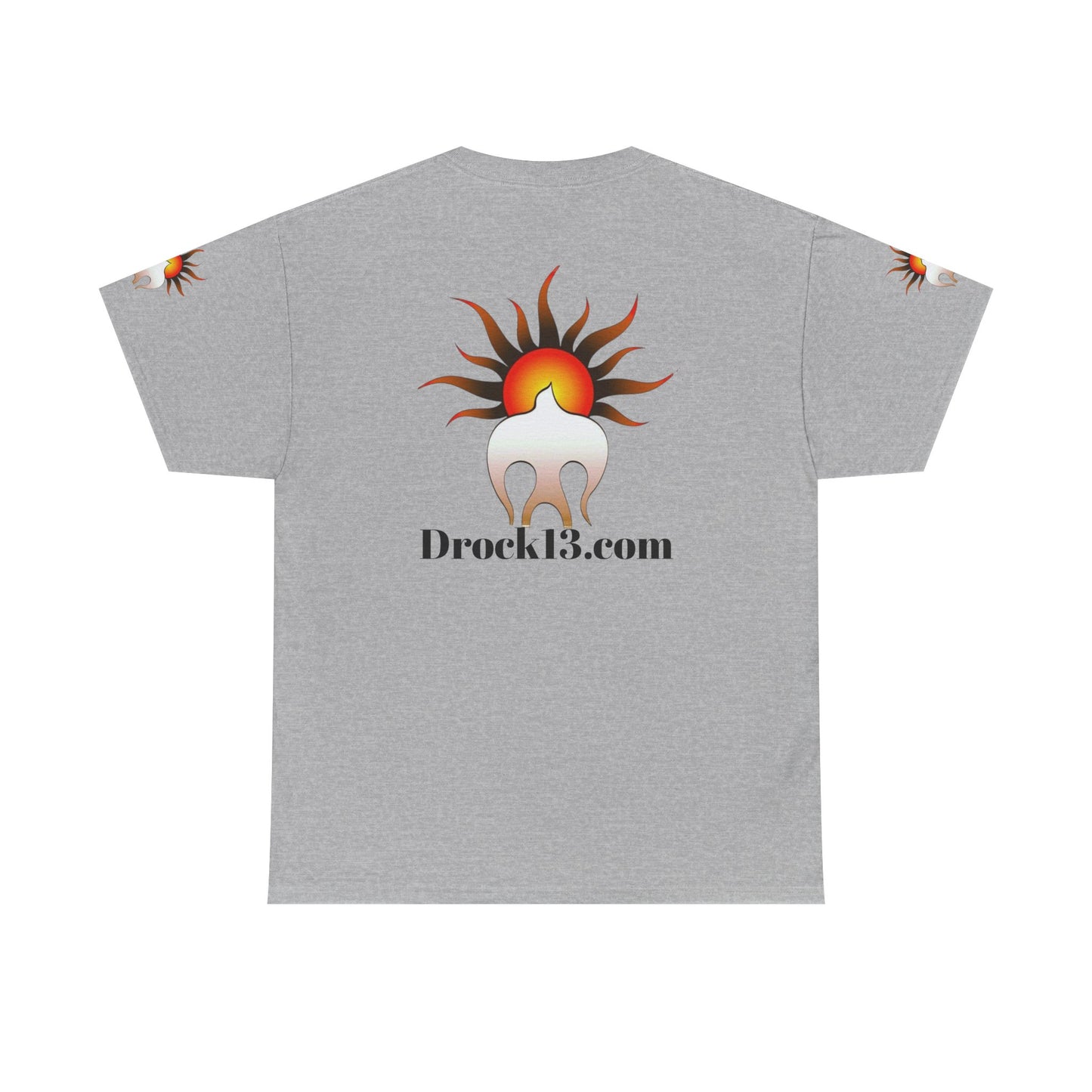 Drock Life Unisex Heavy Cotton Tee - Casual Graphic T-Shirt for Everyday Style