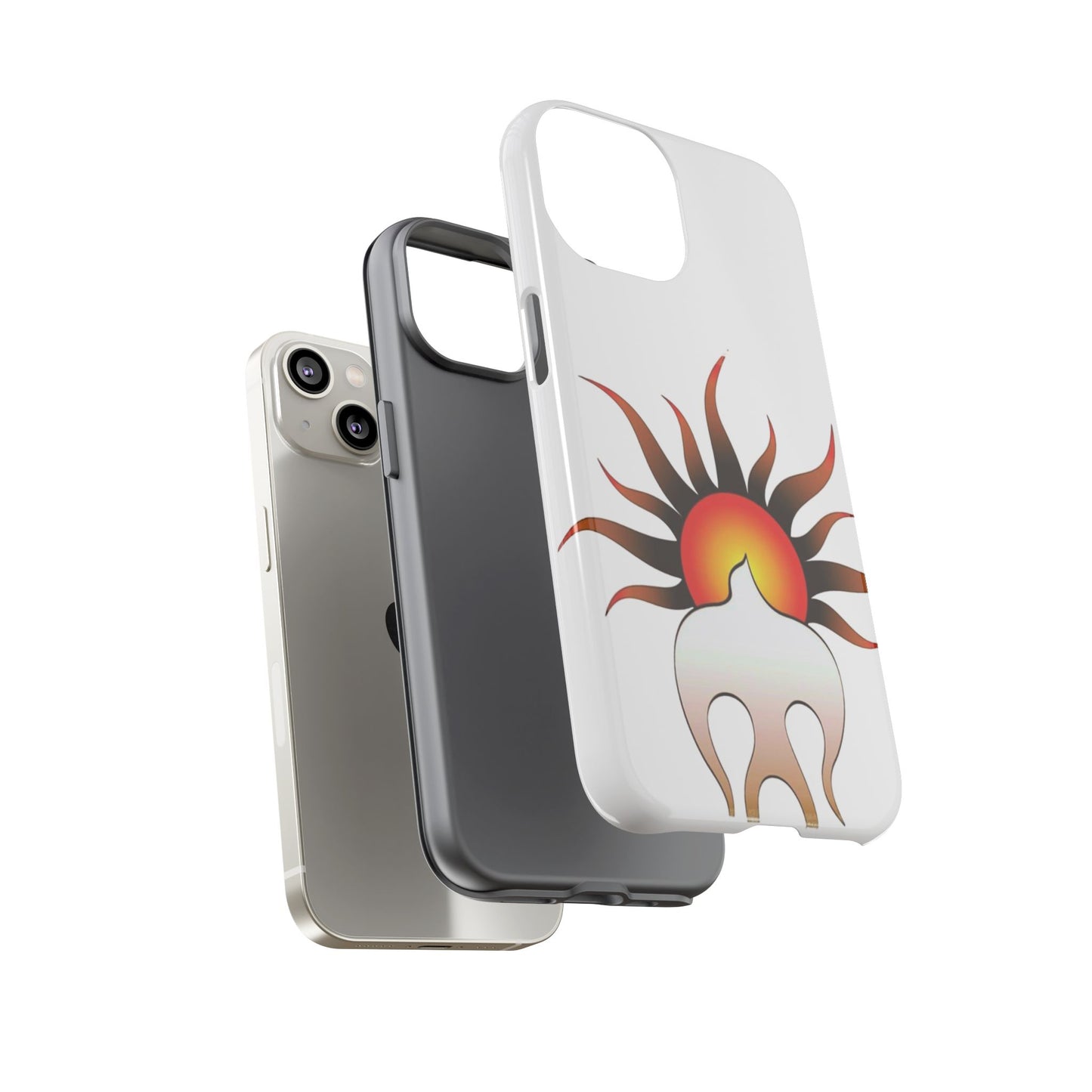 Sunburst Tough Phone Case – Stylish Protection for Outdoor Enthusiasts