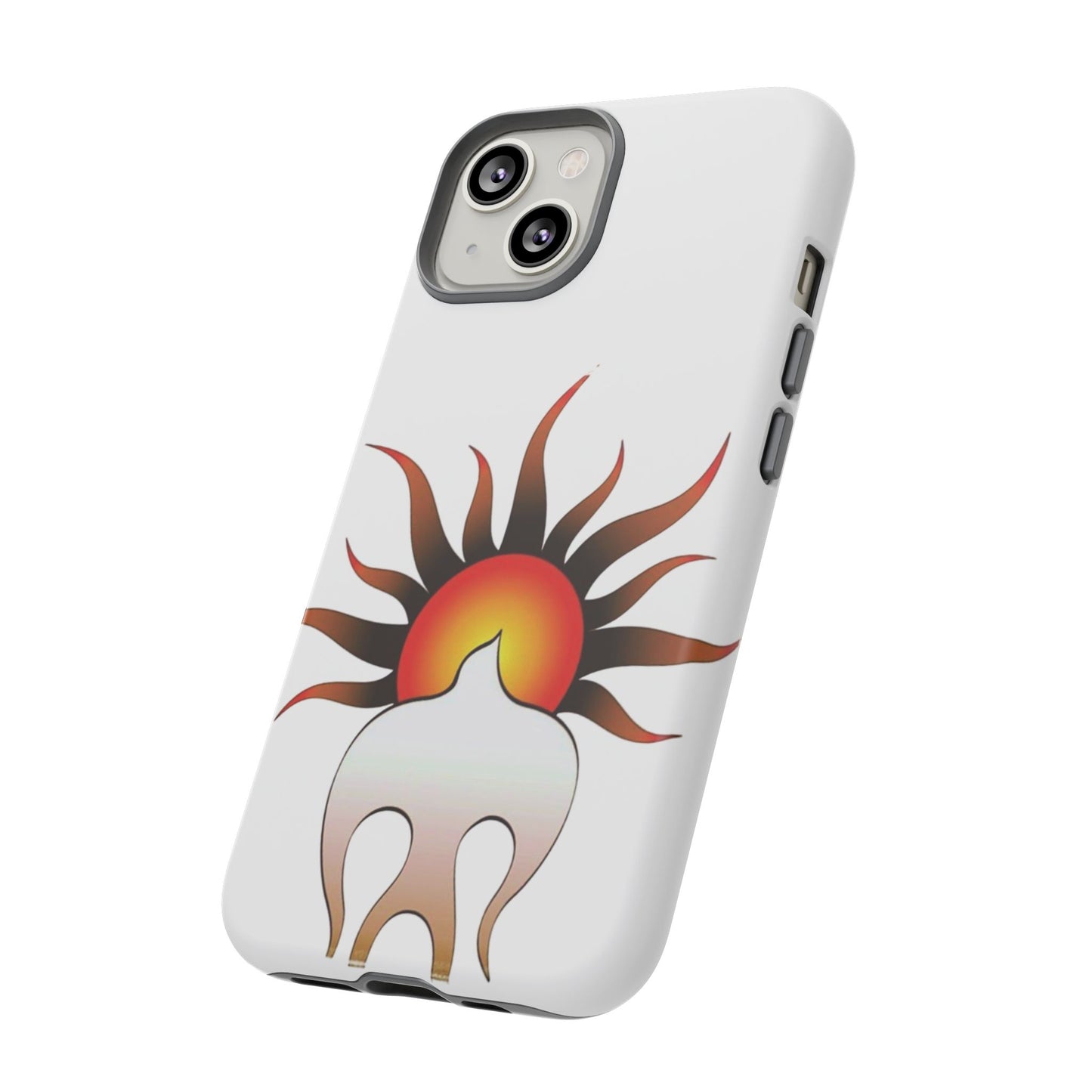Sunburst Tough Phone Case – Stylish Protection for Outdoor Enthusiasts