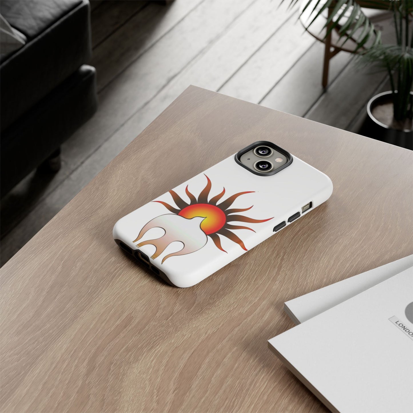 Sunburst Tough Phone Case – Stylish Protection for Outdoor Enthusiasts