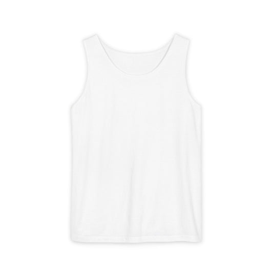 Unisex Garment-Dyed Tank Top - 'DROCK SUPPORT' - Casual Comfort for Every Occasion