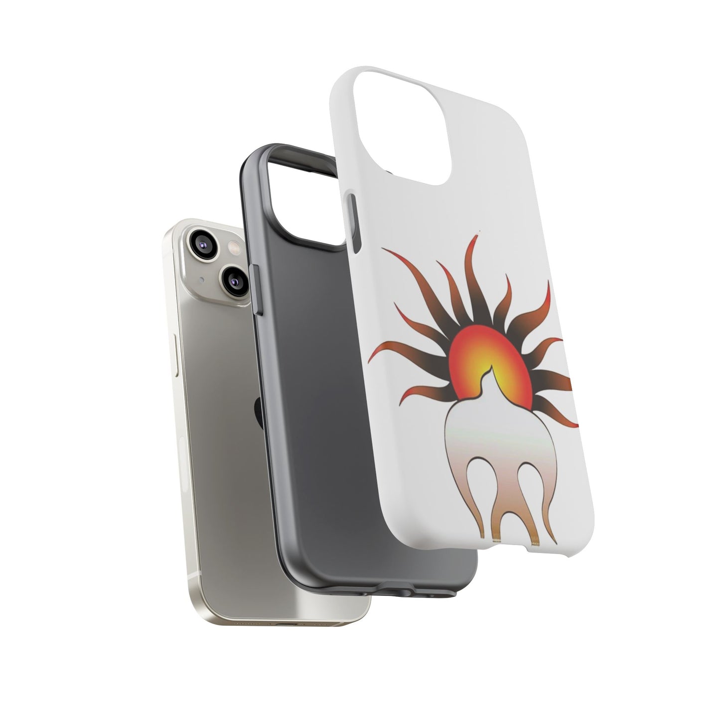 Sunburst Tough Phone Case – Stylish Protection for Outdoor Enthusiasts