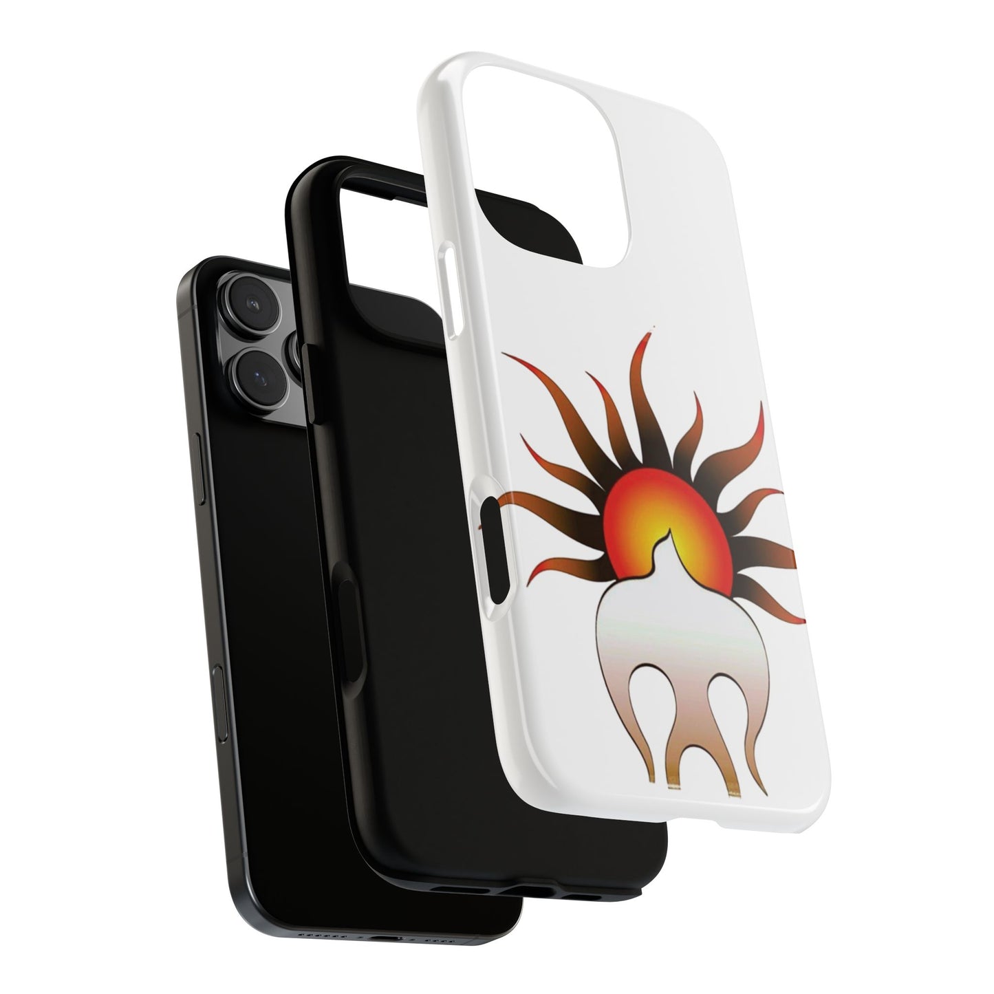 Sunburst Tough Phone Case – Stylish Protection for Outdoor Enthusiasts