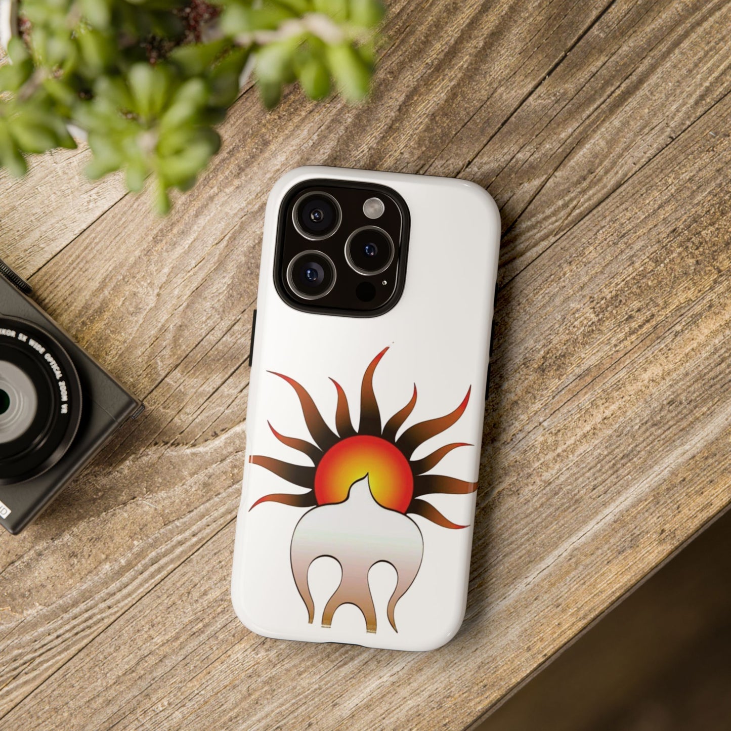 Sunburst Tough Phone Case – Stylish Protection for Outdoor Enthusiasts
